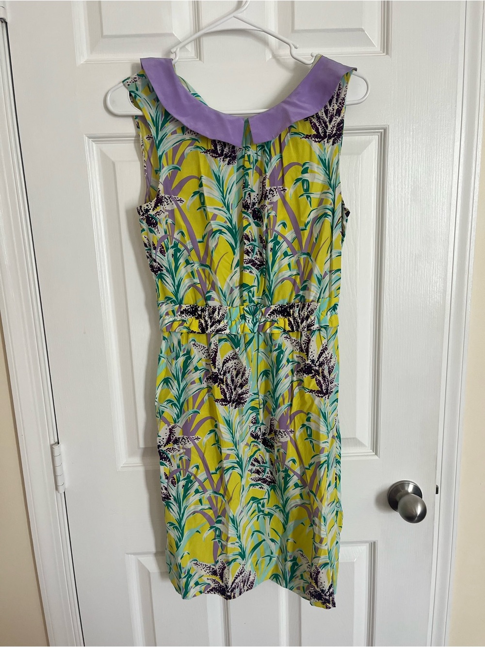 Kate Spade Neal Flora Peter Pan Collar Dress Size 6